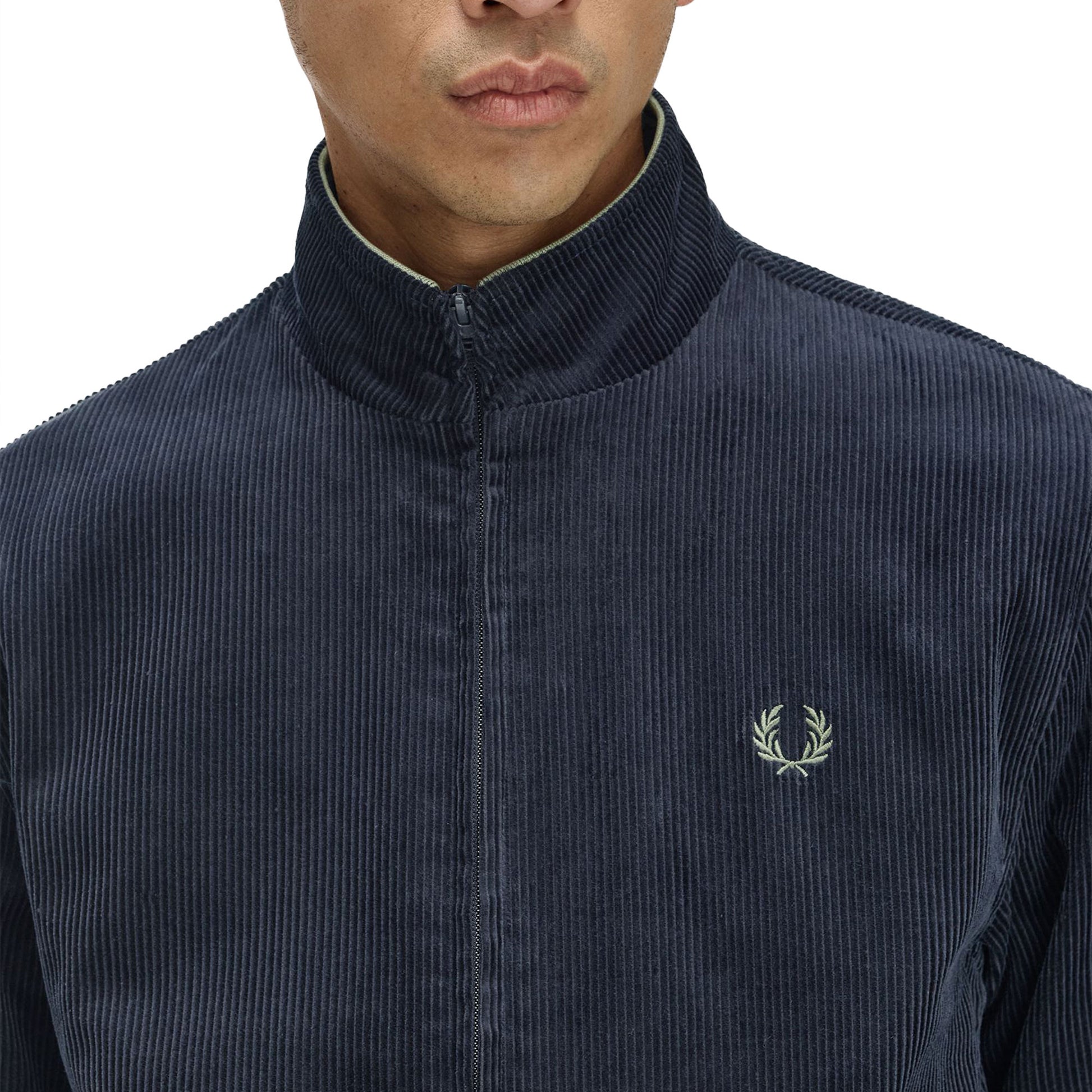 Fred Perry Cord Brentham Jacket Navy  - J8546-608