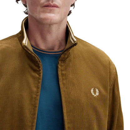 Fred Perry Cord Brentham Jacket Shaded Stone  - J8546-P96