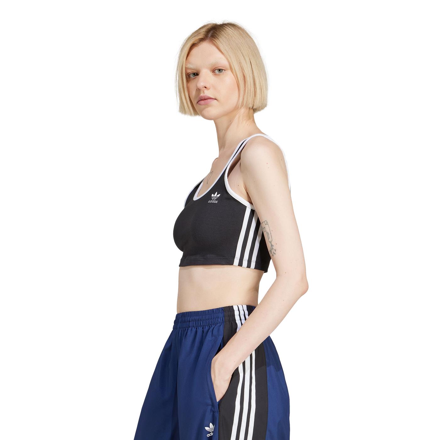 Adidas Originals 3S Bra Top Black/White  - JD4612