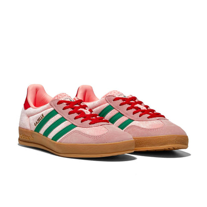 Adidas Originals Gazelle Indoor W Court Green/Glow Pink/Gum  - JI2713