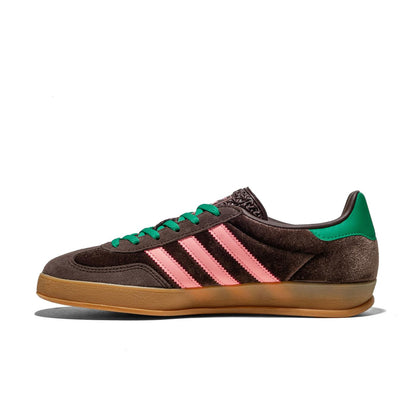 Adidas Originals Gazelle Indoor W Dark Brown/Glow Pink  - JI2714