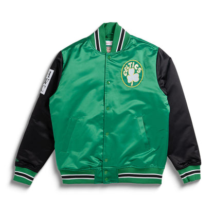 Mitchell & Ness NBA Primetime Heavyweight Jacket Celtics  - JK8453-BCEKYGN
