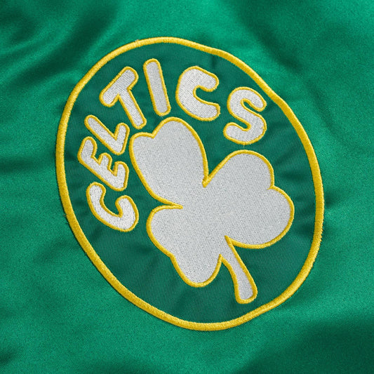 Mitchell & Ness NBA Primetime Heavyweight Jacket Celtics  - JK8453-BCEKYGN
