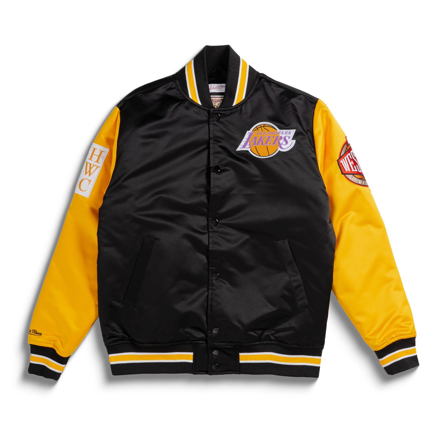 Mitchell & Ness NBA Primetime Heavyweight Jacket Lakers  - JK8453-LALBLCK