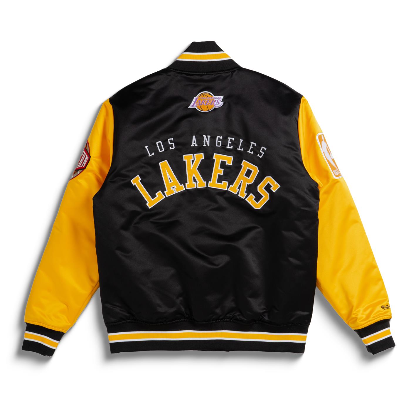Mitchell & Ness NBA Primetime Heavyweight Jacket Lakers  - JK8453-LALBLCK