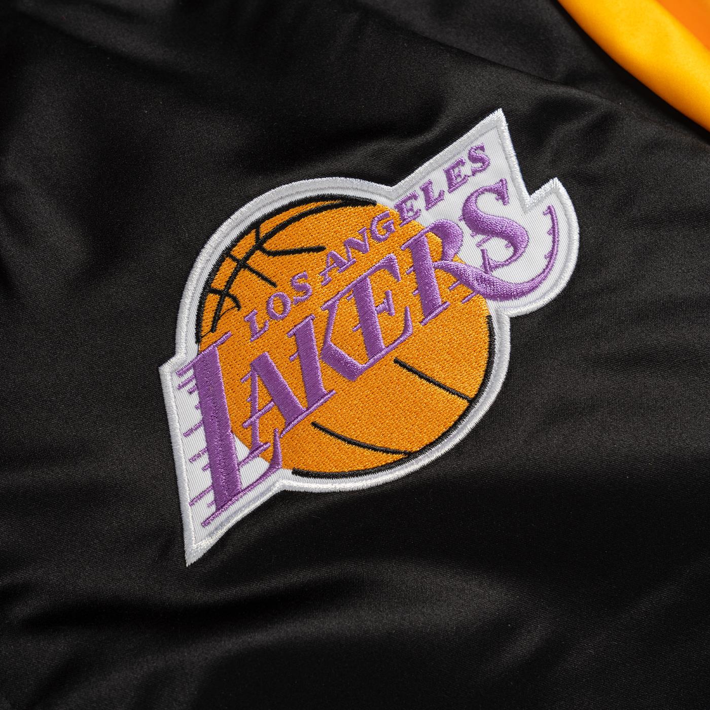 Mitchell & Ness NBA Primetime Heavyweight Jacket Lakers  - JK8453-LALBLCK