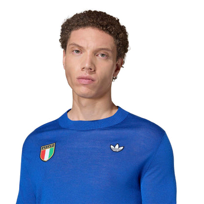 Adidas Originals FIGC 70s Jersey Royal Blue  - JN3706