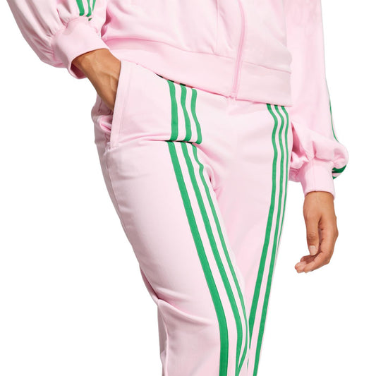 Adidas Originals Velour Track Pant True Pink  - JN8289