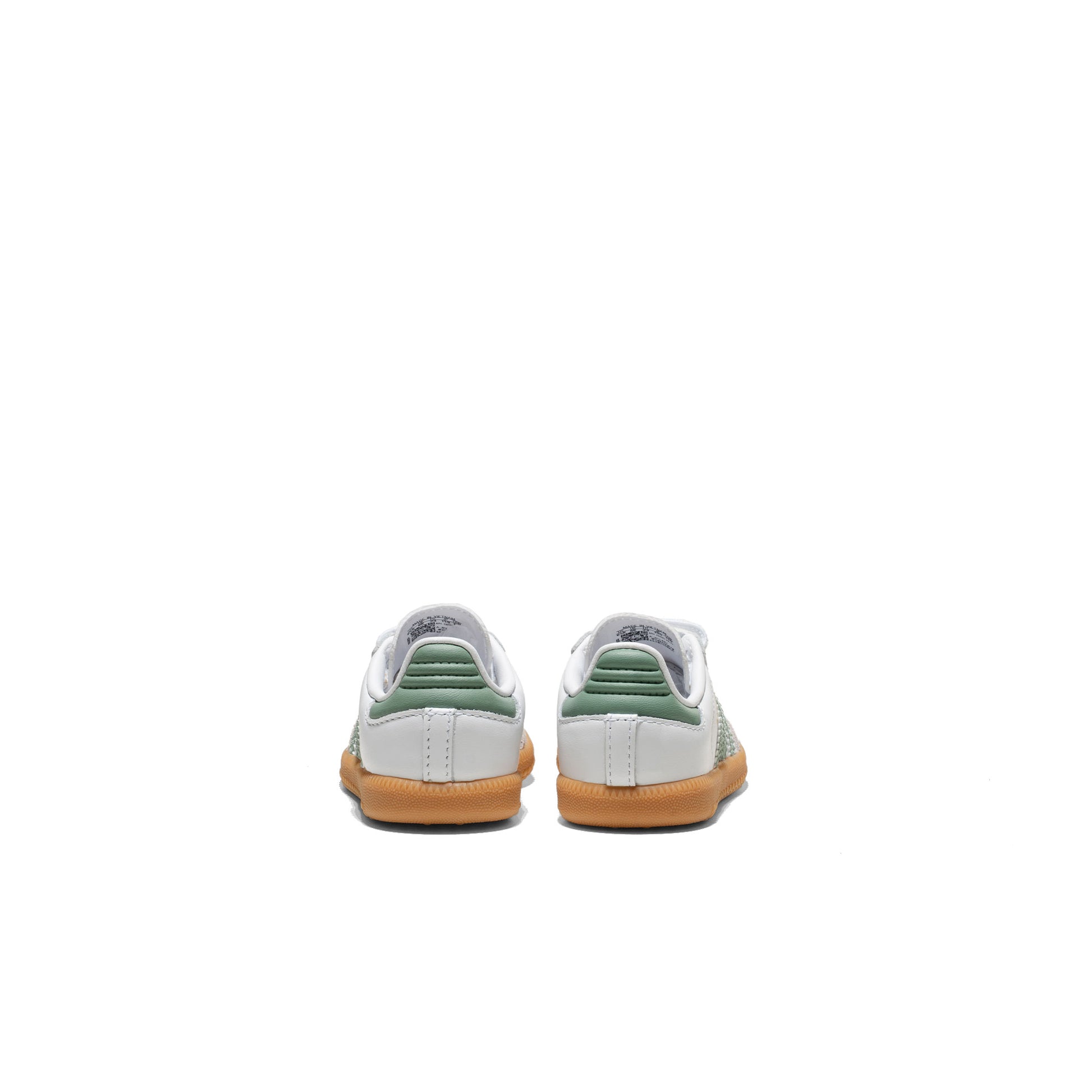 Adidas Originals Samba OG EL I Ftwr White/Silver Green/Gum  - JP5487