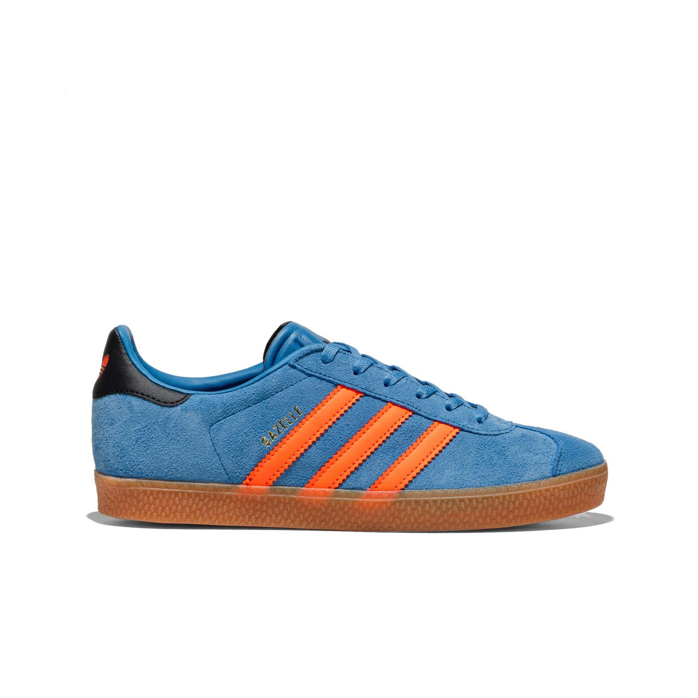 Adidas Originals Gazelle J Focus Blue/Solar Orange/Black  - JP7124