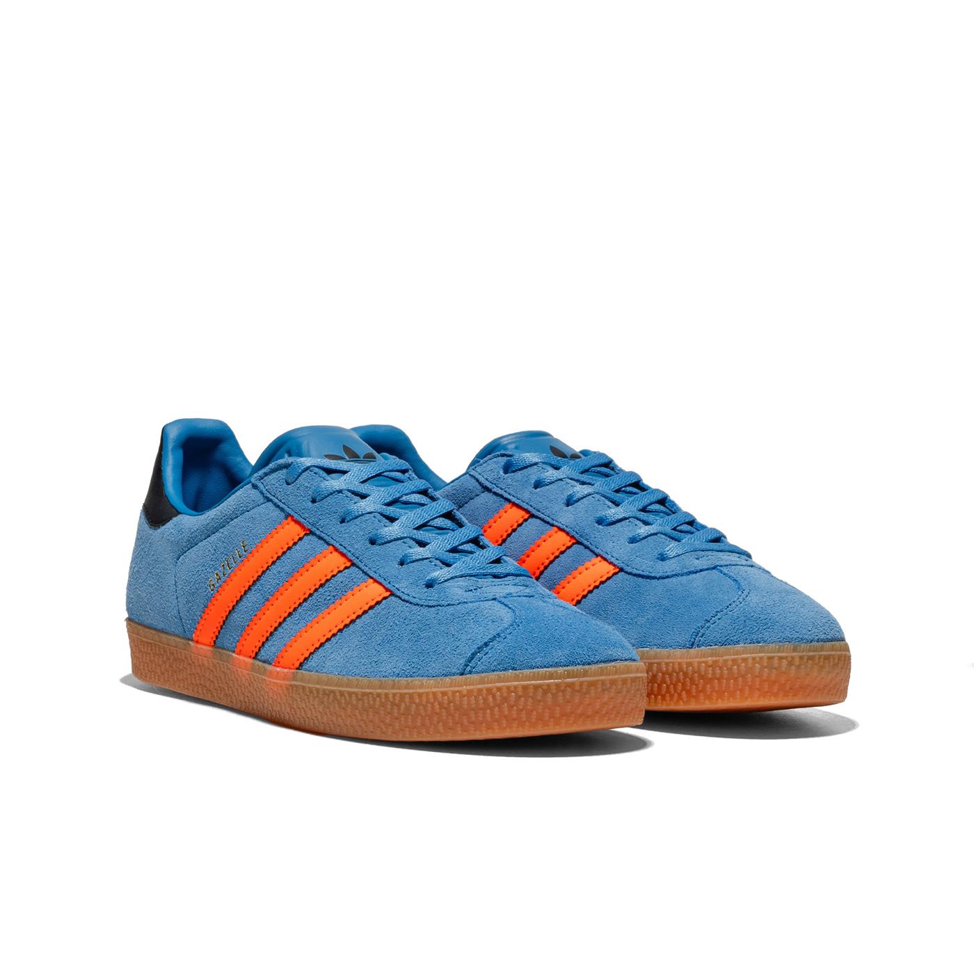 Adidas Originals Gazelle J Focus Blue/Solar Orange/Black  - JP7124