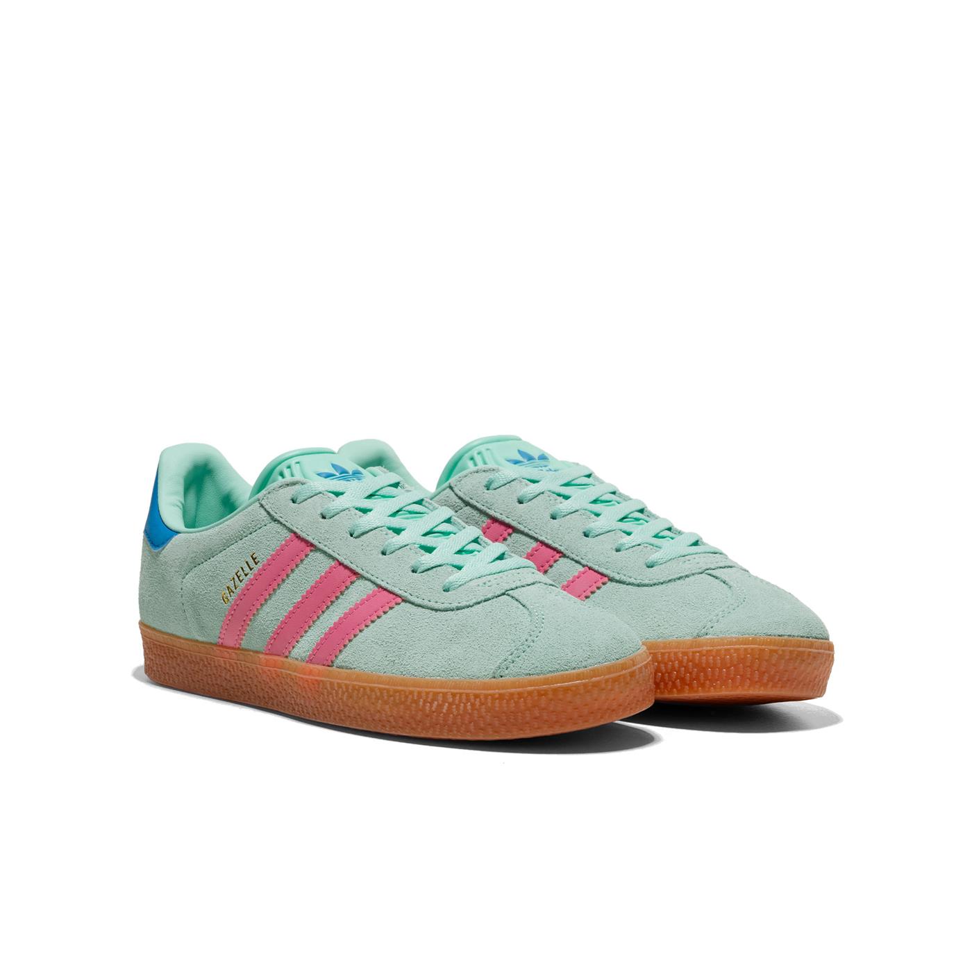 Adidas Originals Gazelle J Clear Mint/Bliss Pink/White  - JP7125