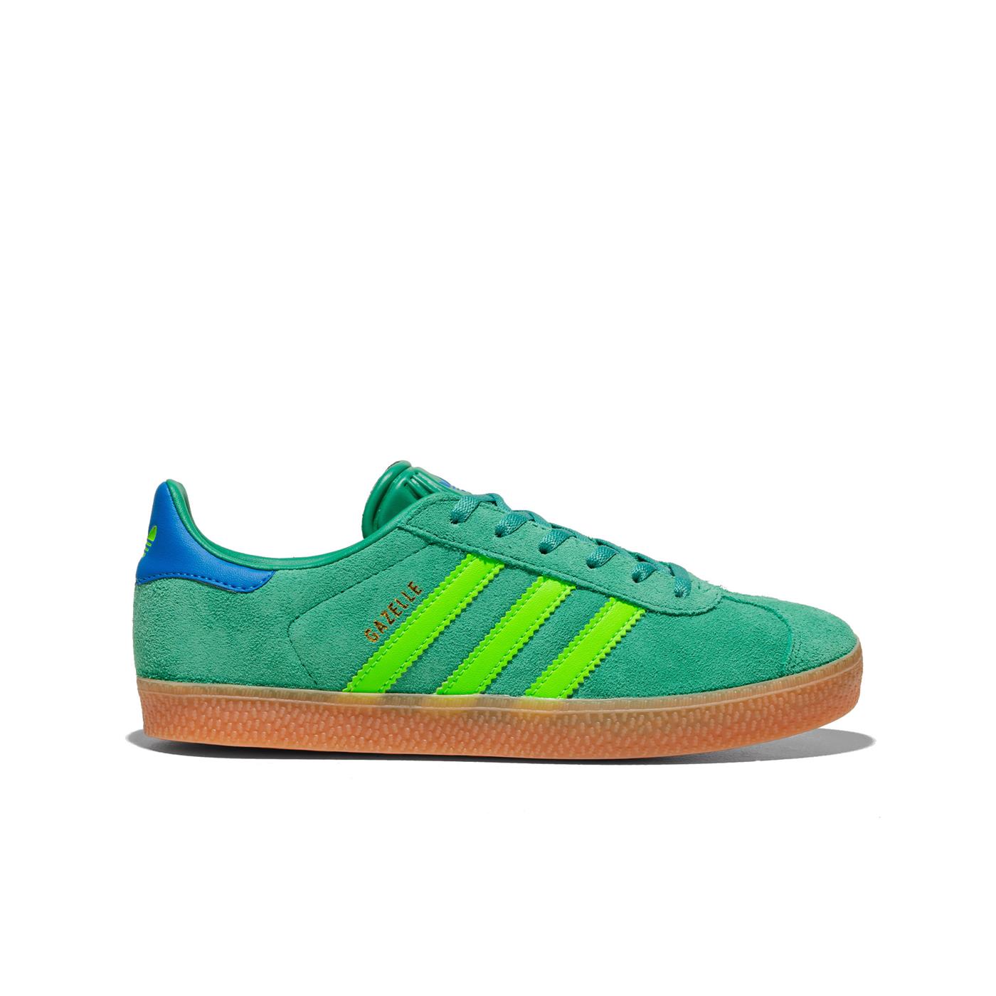 Adidas Originals Gazelle J Semi Court Green/Solar Green  - JP7127