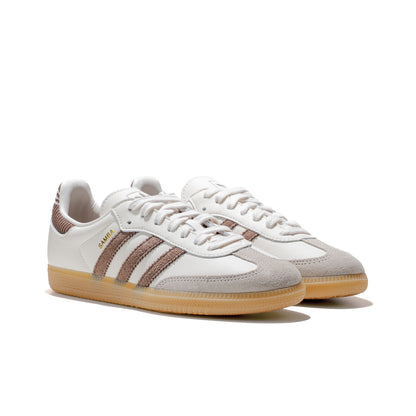 Adidas Originals Samba OG J Cloud White/Earth Strata/Gum  - JP9504