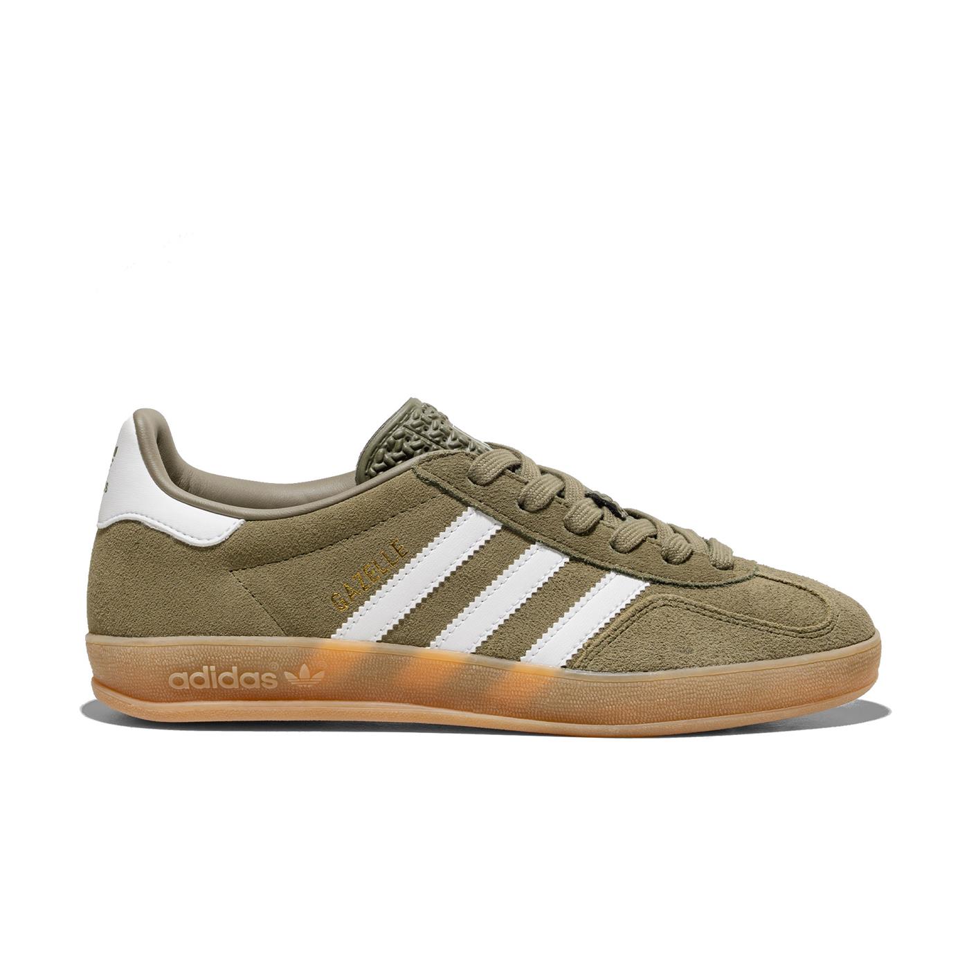 Adidas Originals Gazelle Indoor Olive Strata/Ftwr White/Gold  - JQ0174