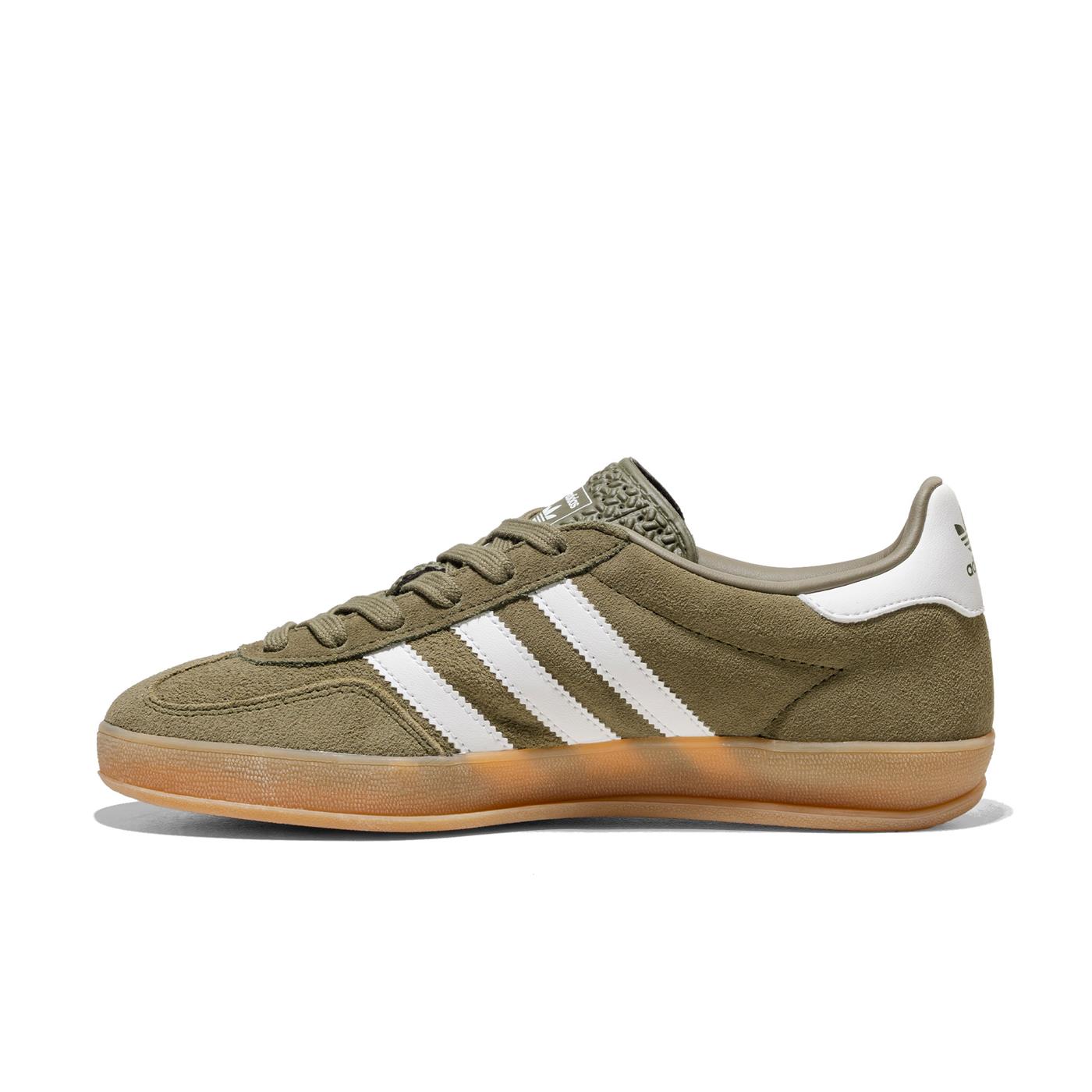 Adidas Originals Gazelle Indoor Olive Strata/Ftwr White/Gold  - JQ0174
