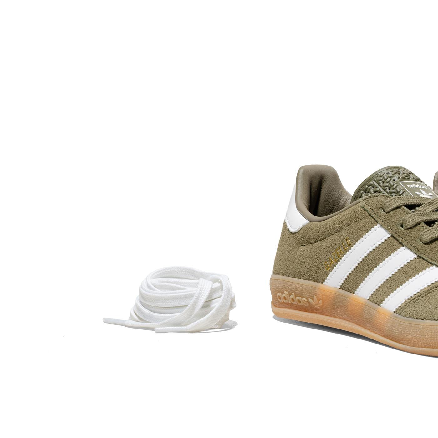 Adidas Originals Gazelle Indoor Olive Strata/Ftwr White/Gold  - JQ0174