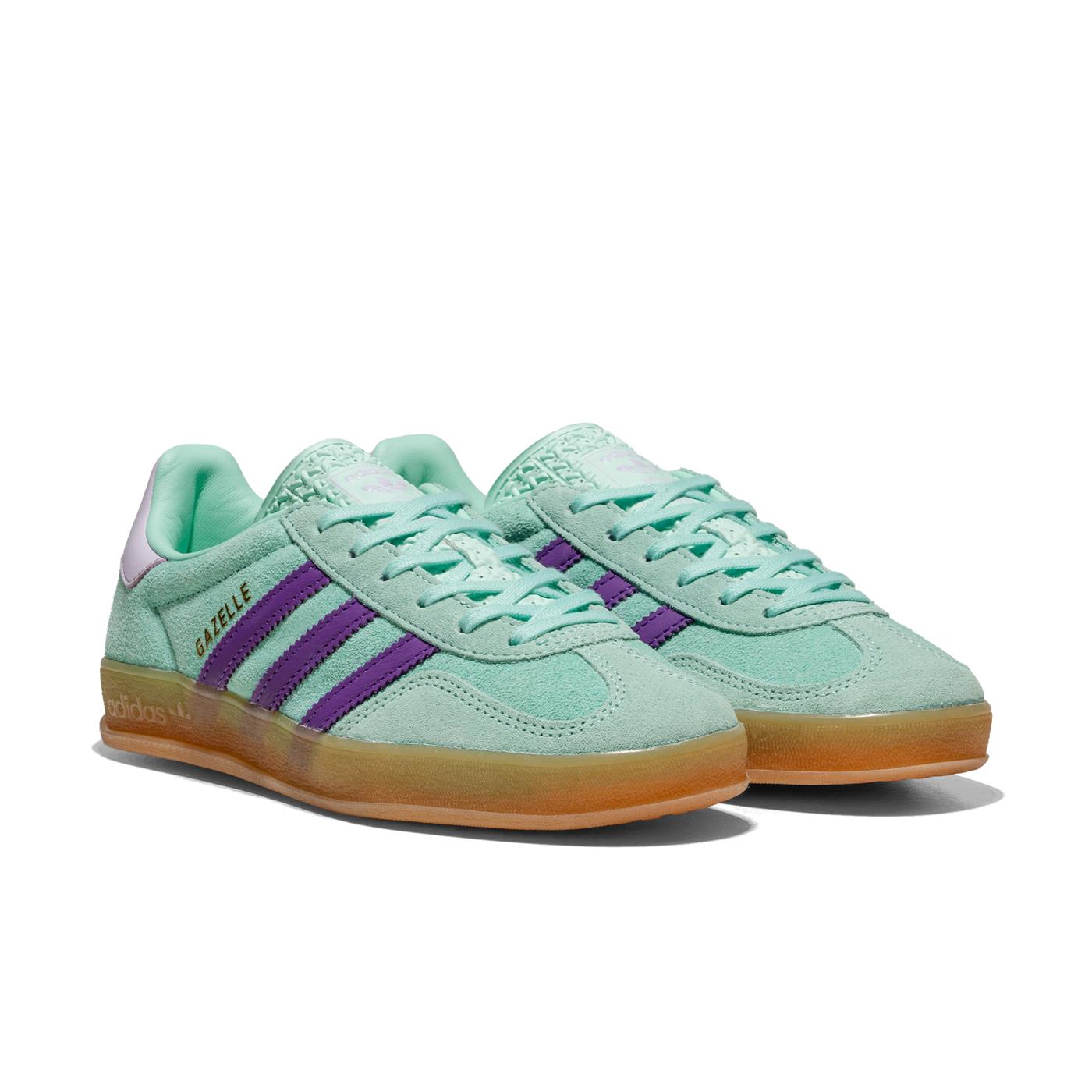 Adidas Originals Gazelle Indoor W Clear Mint/Active Purple  - JQ0192