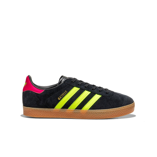 Adidas Originals Gazelle J Core Black/Signal Green/Pink  - JQ5994