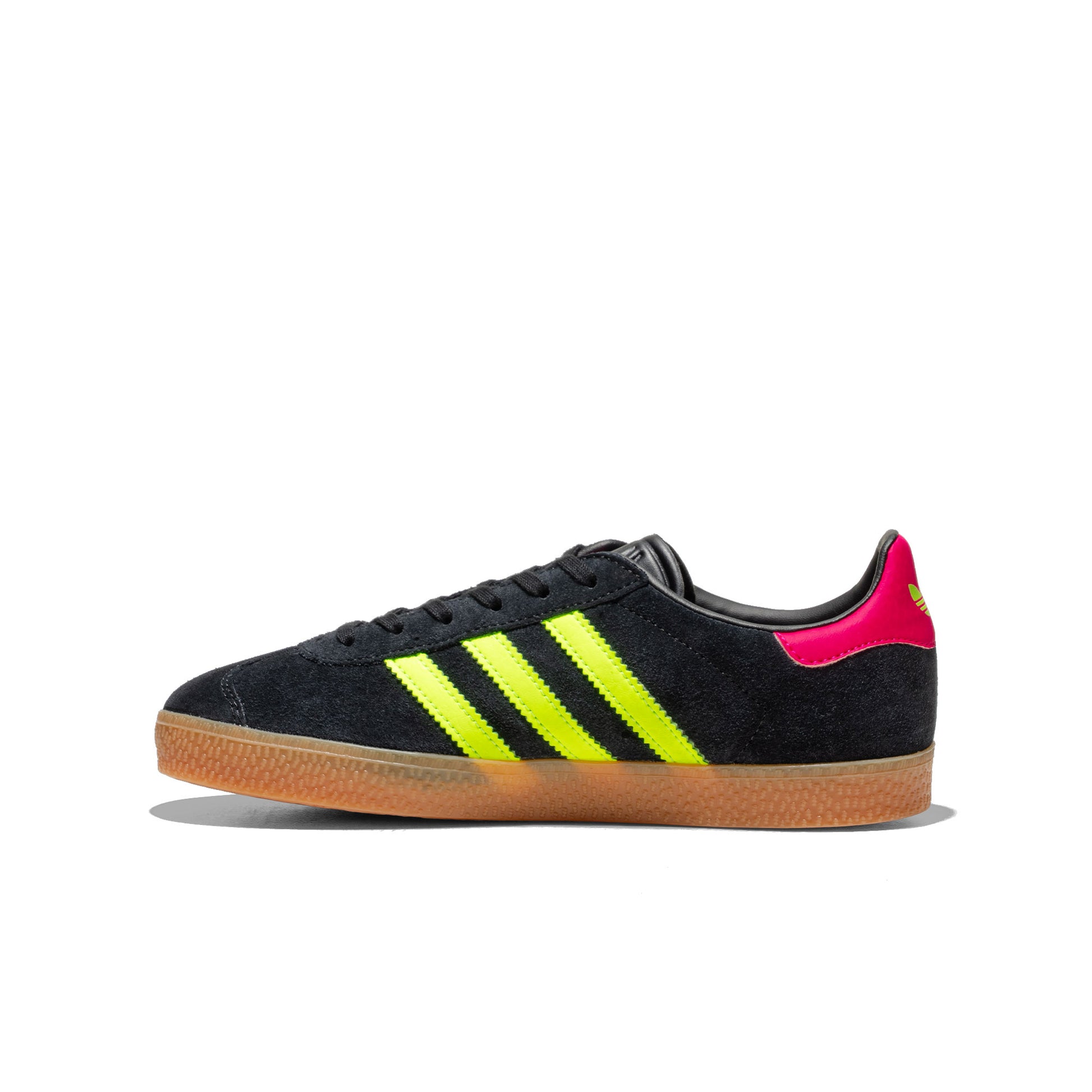 Adidas Originals Gazelle J Core Black/Signal Green/Pink  - JQ5994