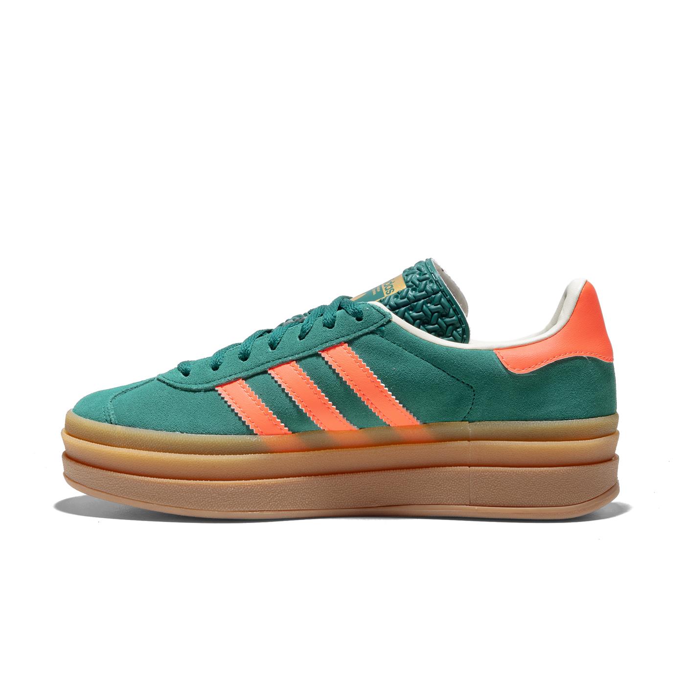 Adidas Originals Gazelle Bold J Collegiate Green/Coral  - JQ7408