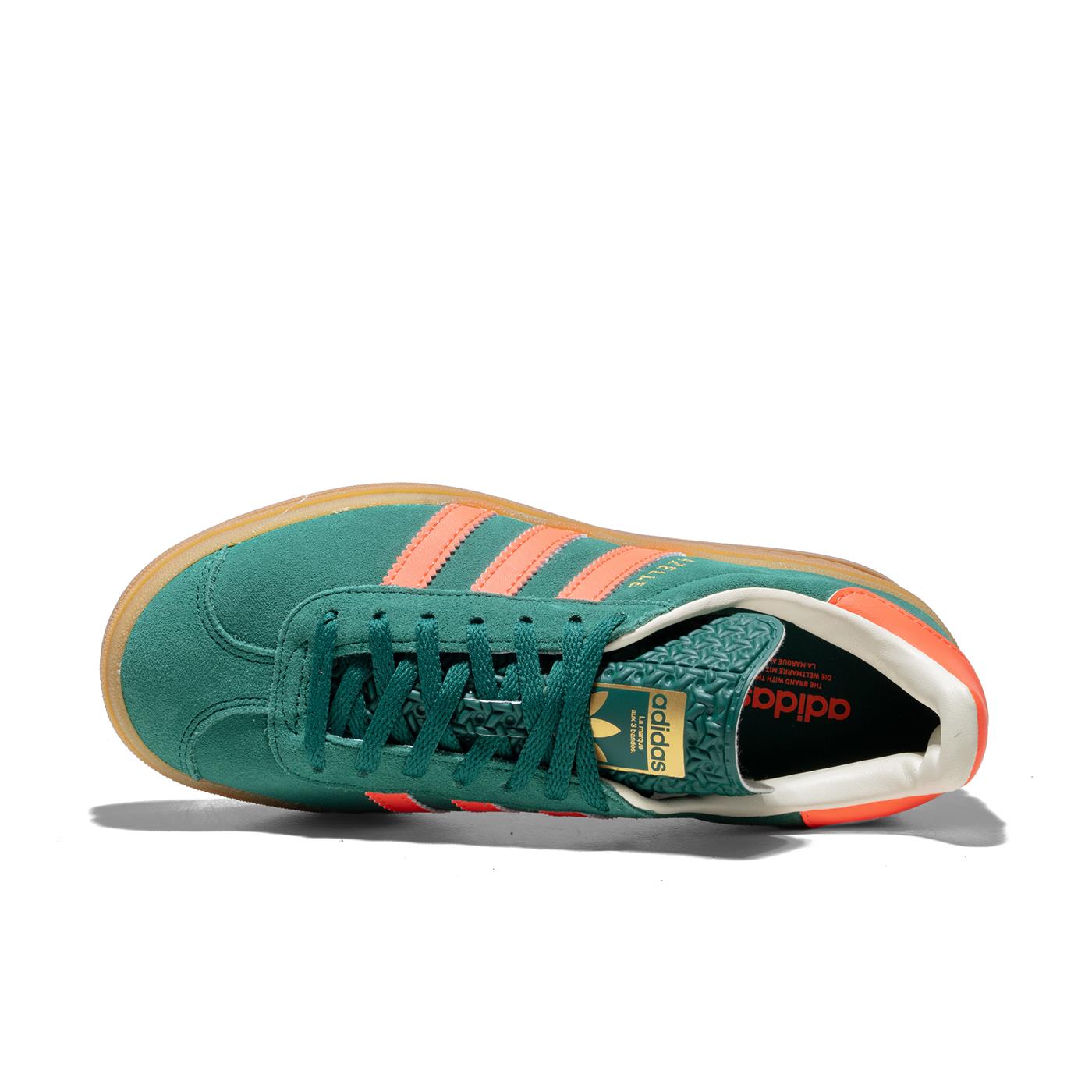 Adidas Originals Gazelle Bold J Collegiate Green/Coral  - JQ7408