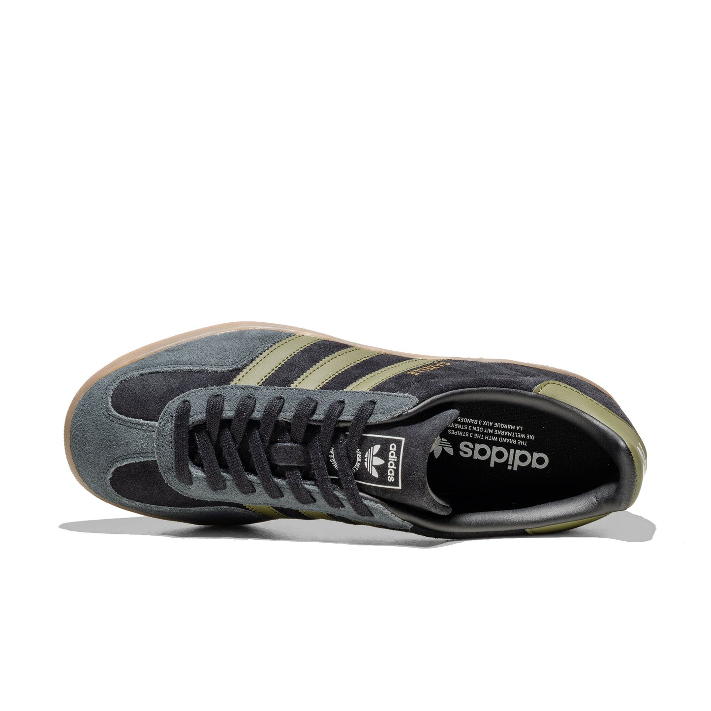 Adidas Originals Gazelle Indoor Core Black/Focus Olive  - JQ8399