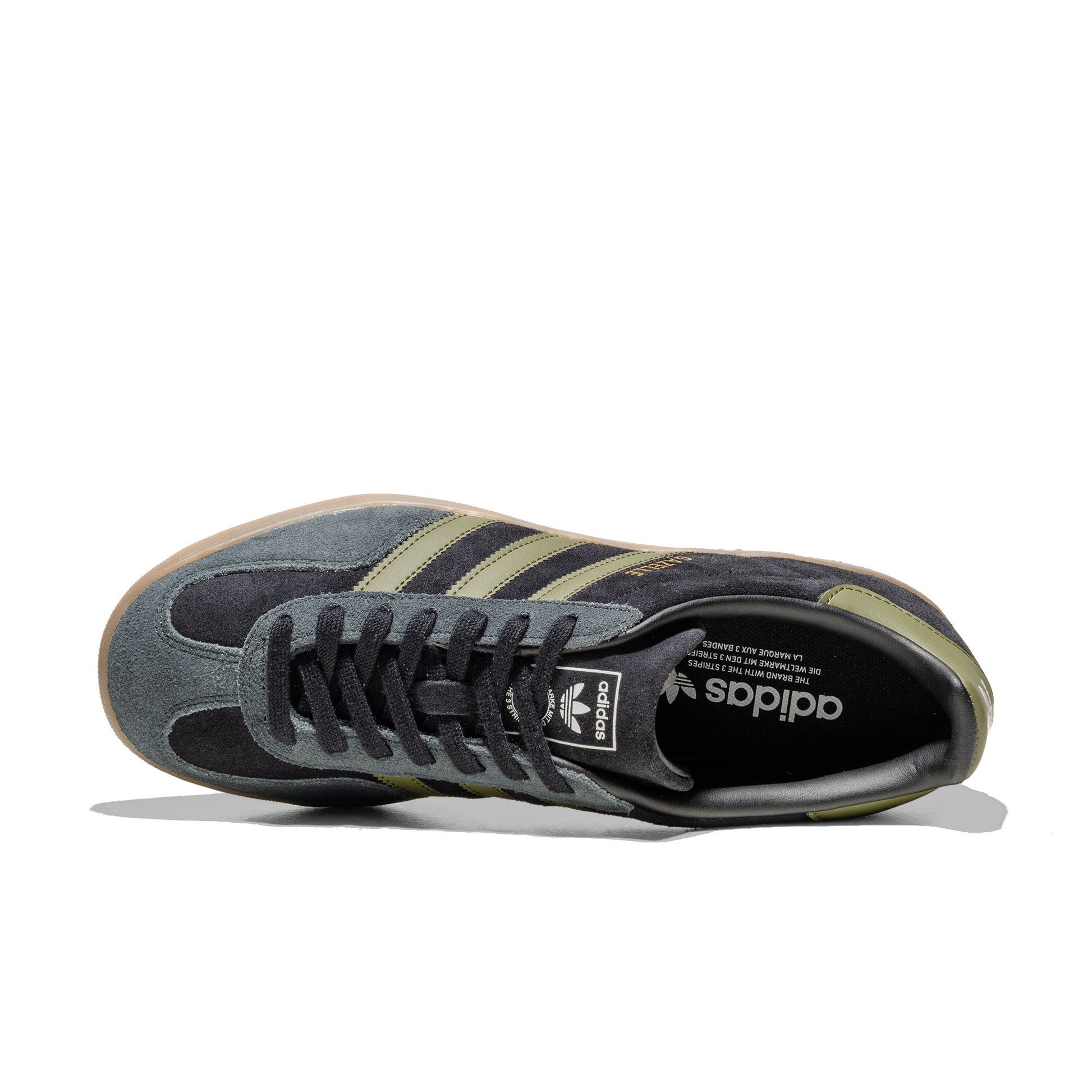 Adidas Originals Gazelle Indoor Core Black/Focus Olive  - JQ8399