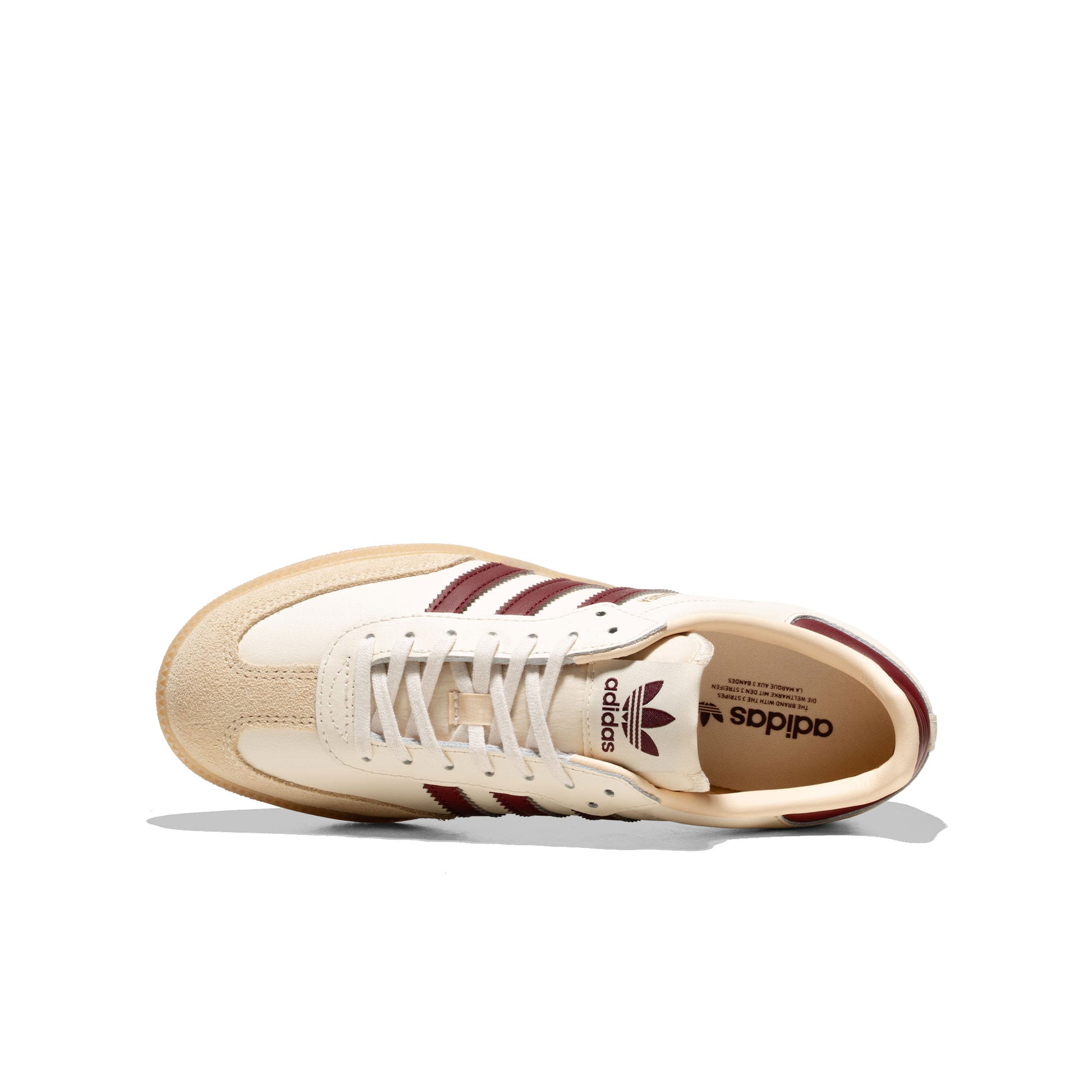 Adidas Originals Samba OG J Wonder White/Shadow Red/Gum  - JQ8554