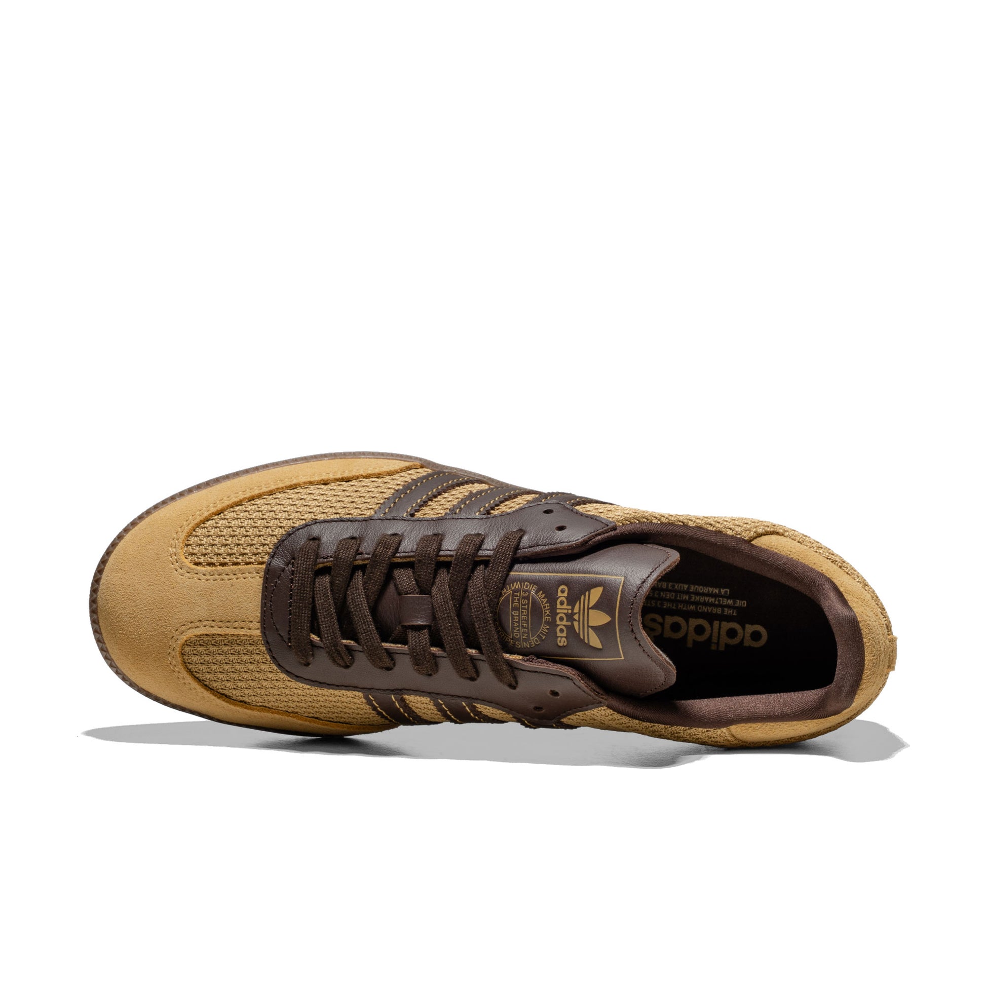 Adidas Originals Samba OG Golden Beige/Dark Brown/Gum  - JR0884