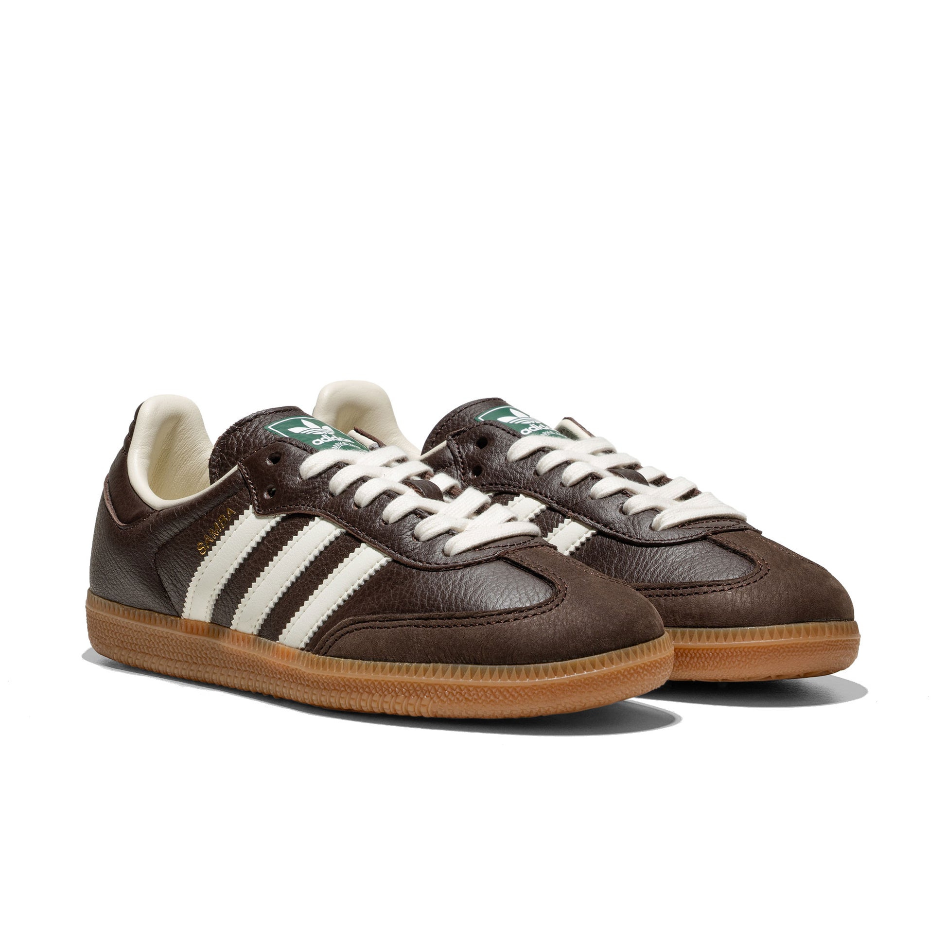 Adidas Originals Samba OG Dark Brown/Off White/Gum  - JR0891