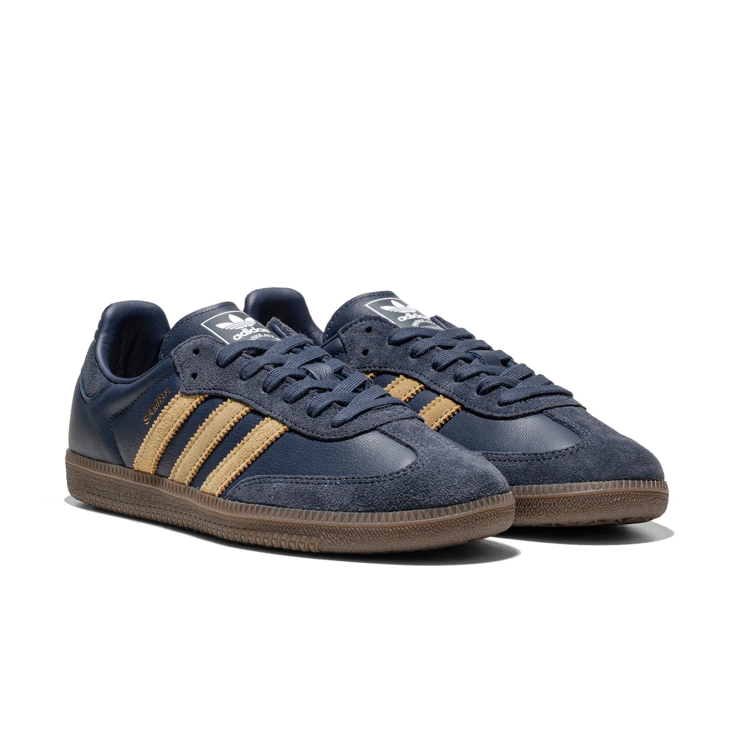 Adidas Originals Samba OG Shadow Navy/Golden Beige/Gum  - JR0894