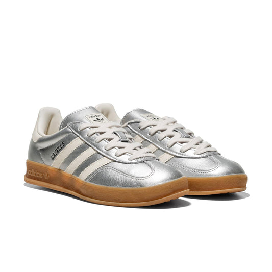 Adidas Originals Gazelle Indoor Silver Metallic/Core White  - JR1206