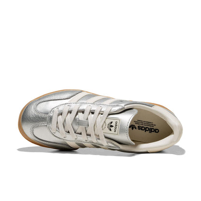 Adidas Originals Gazelle Indoor Silver Metallic/Core White  - JR1206