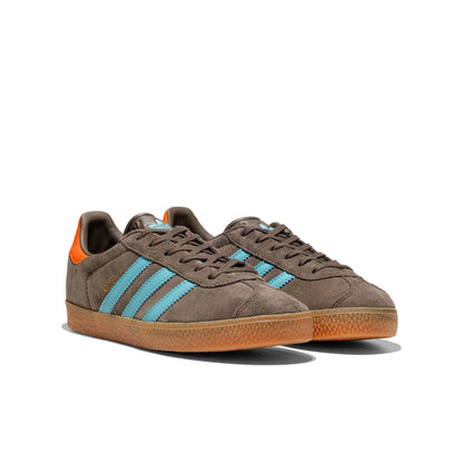 Adidas Originals Gazelle J Cargo Brown/Blue Glow/Orange  - JR5942