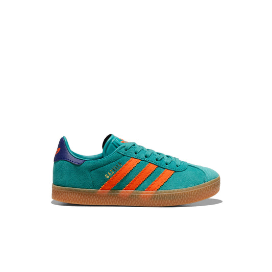 Adidas Originals Gazelle C Pure Teal/Impact Orange  - JR5946