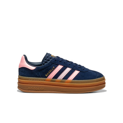 Adidas Originals Gazelle Bold J Night Indigo/Glow Pink/Gold  - JR5951