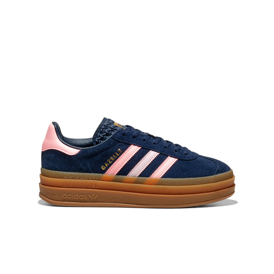 Adidas Originals Gazelle Bold J Night Indigo/Glow Pink/Gold  - JR5951