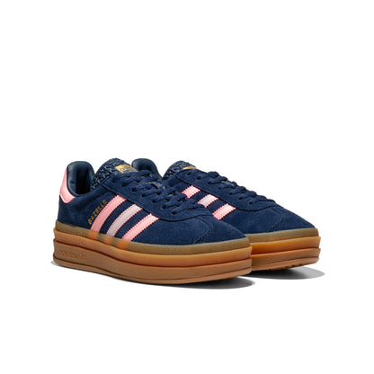 Adidas Originals Gazelle Bold J Night Indigo/Glow Pink/Gold  - JR5951