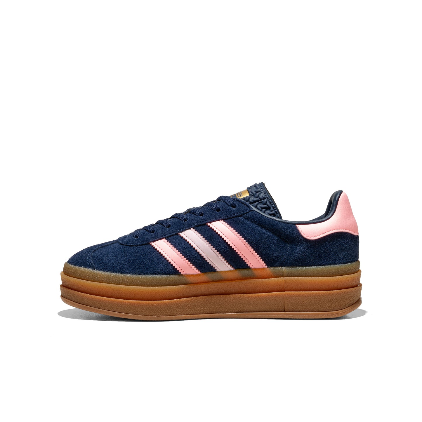Adidas Originals Gazelle Bold J Night Indigo/Glow Pink/Gold  - JR5951
