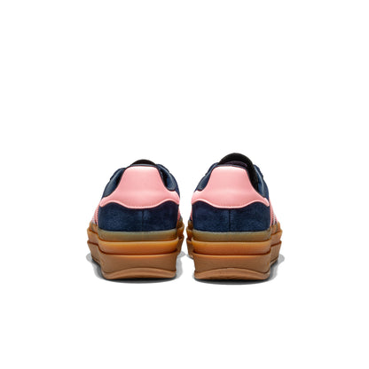 Adidas Originals Gazelle Bold J Night Indigo/Glow Pink/Gold  - JR5951