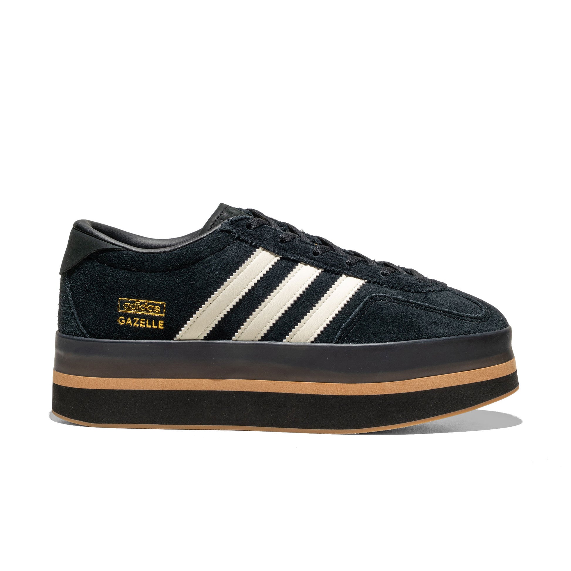 Adidas Originals Gazelle Stack W Core Black/Cream White/Gum  - JS0239