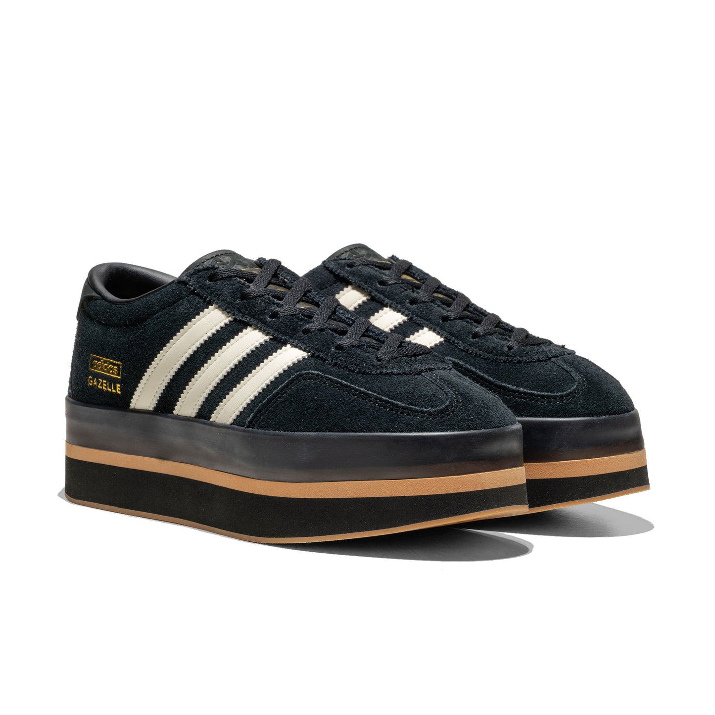 Adidas Originals Gazelle Stack W Core Black/Cream White/Gum  - JS0239