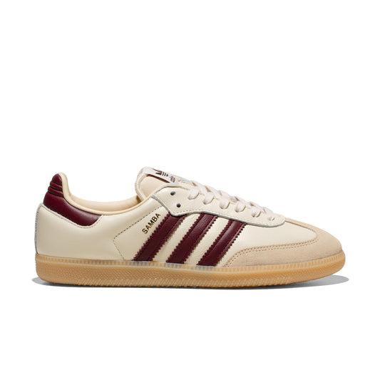 Adidas Originals Samba OG Wonder White/Shadow Red/Gum  - JS3830