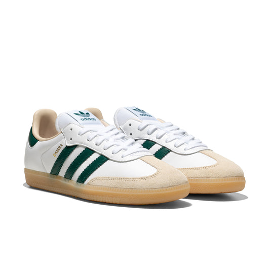 Adidas Originals Samba OG Ftwr White/Collegiate Green/Gum  - JS3831