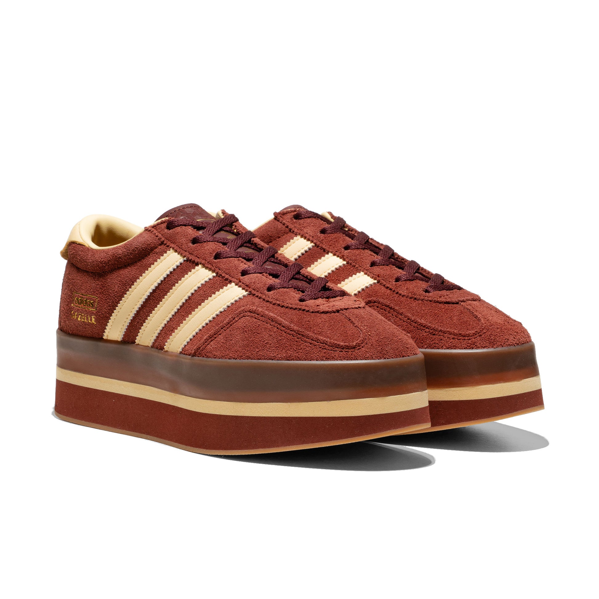 Adidas Originals Gazelle Stack W Fox Brown/Orange Tint/Gum  - JS3928