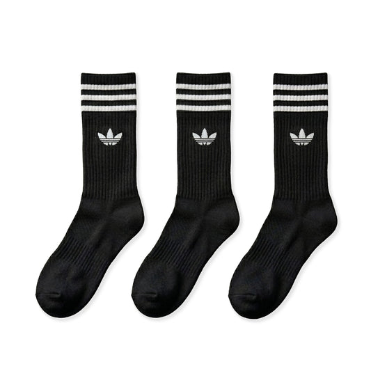 Adidas Originals 3S Crew S 3Pairs Black/Black/Black  - JV7402