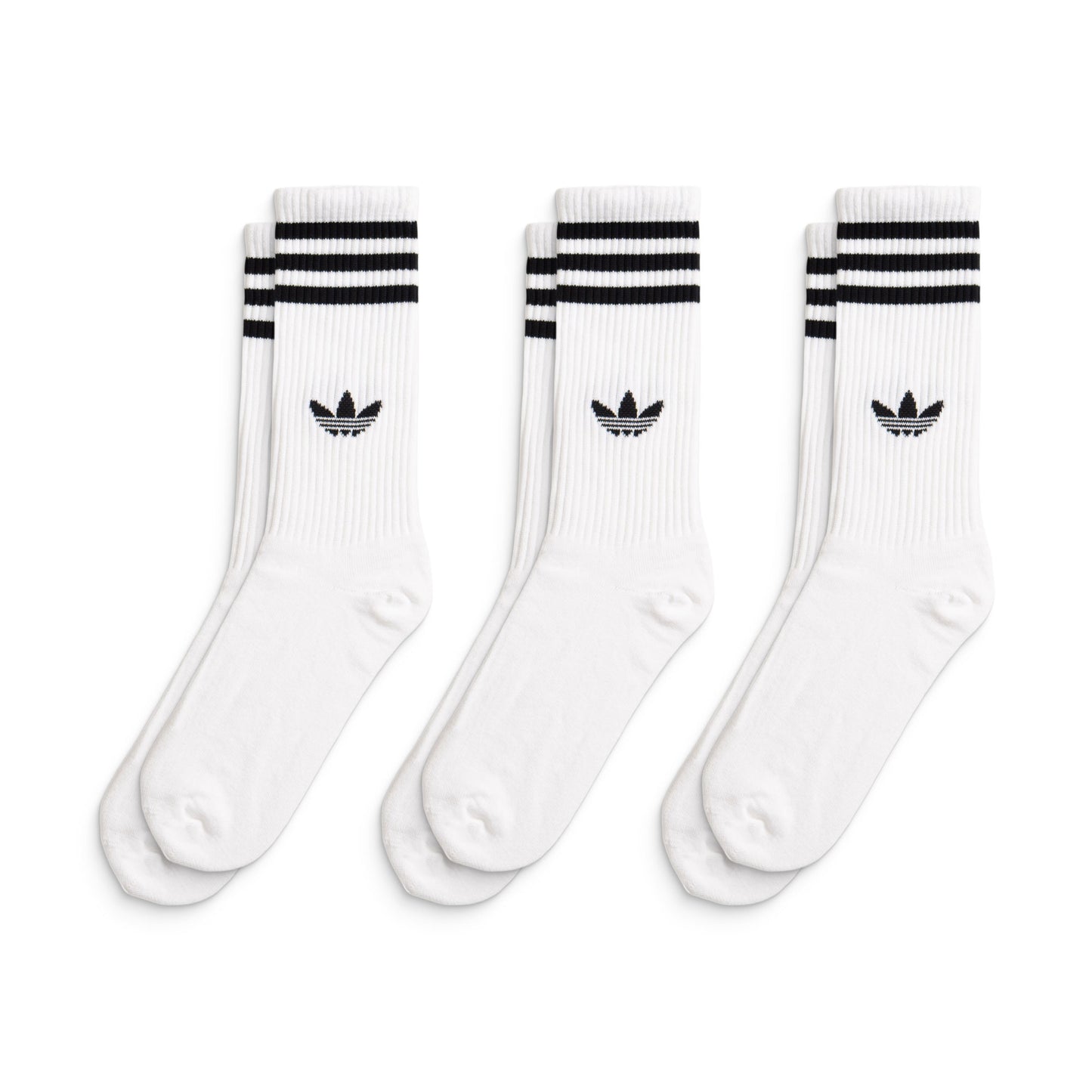 Adidas Originals 3S High Crew S 3Pairs White/White/White