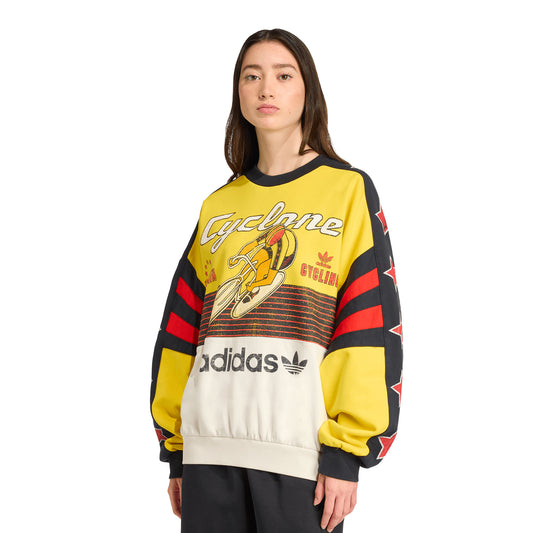 Adidas Originals Cycling Crew Equipment Yellow/Cloud White  - JW0147