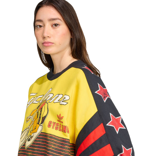 Adidas Originals Cycling Crew Equipment Yellow/Cloud White  - JW0147